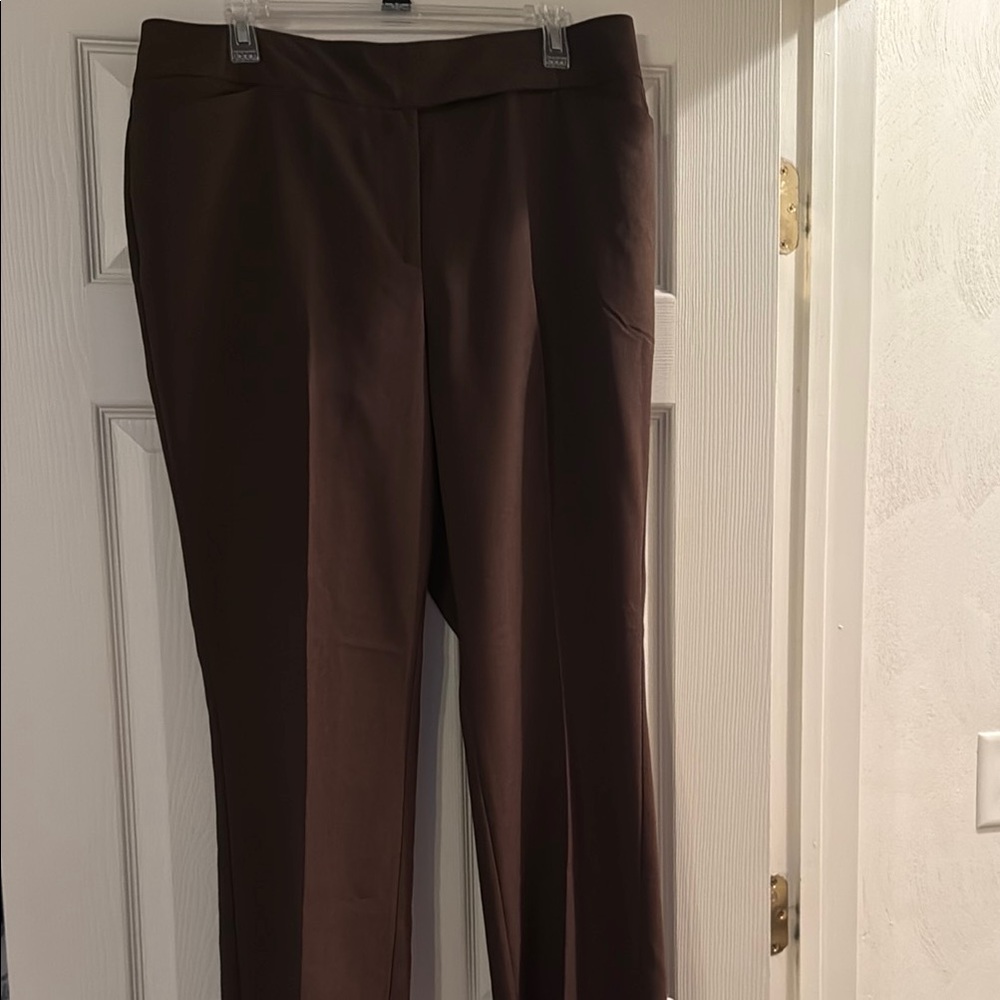 New York & Company Brown Trousers for Effortless Style